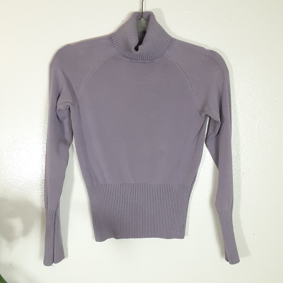 INC International Concepts Tops - I.N.C lavender turtle neck long sleeve top